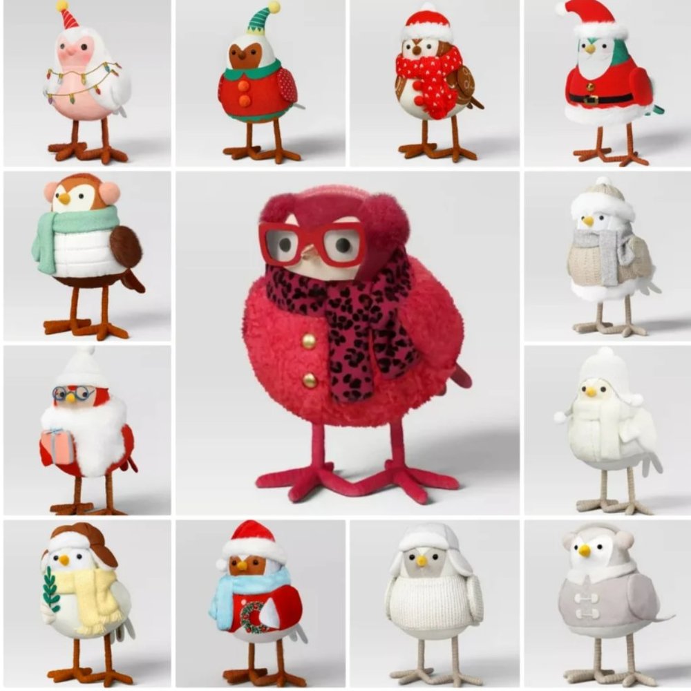 NEW! Complete Set of 13 Target Wondershop 2023 Featherly Friends Birds Christmas